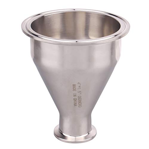 Sanitary reducer fitting SUS304 tri clamp ferrule 4" to 1-1/2"