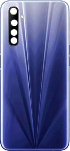 Image of Compatible with Realme 6 (RMX2001) Replacement Full Body, Back Panel with Side Frame, Camera Glass, Volume Button Mobile Phone Panel - Blue