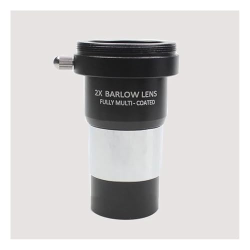 Lente Barlow 2X de metal y revestimiento multiple para telescopios astronomicos