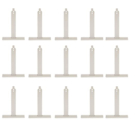 Ressort de Suspension Volet Roulant: YOYIAG 15 Pièces Roulant Springs pour Stores Fixes Longueur 150 mm, Cintre de Volet Roulant en Acier Sangle en T Sécurité pour Volets Roulant, Stores (Blanc)