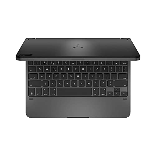 Image of Brydge Pro 11.0 Keyboard for 11-inch iPad Pro 1st & 2nd Generation, 2018 & 2020 Models | Aluminum Wireless Bluetooth Keyboard with Backlit Keys | Long Battery Life | (Space Gray)