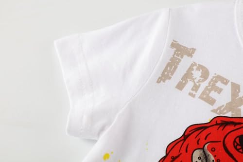 Image of Toddler Boy Clothes Kids Summer Cotton Outfits Shirt Short Sets Size 2-7