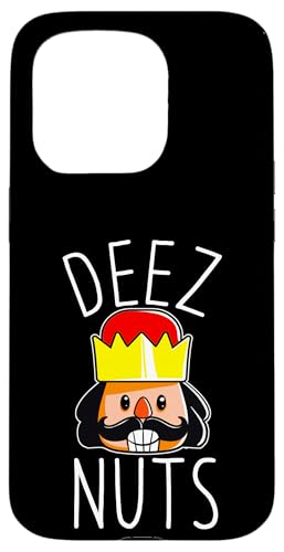 Deez Nutsくるみ割り人形 面白いクリスマスナッツクラッカーミーム スマホケース iPhone 15 Pro 用