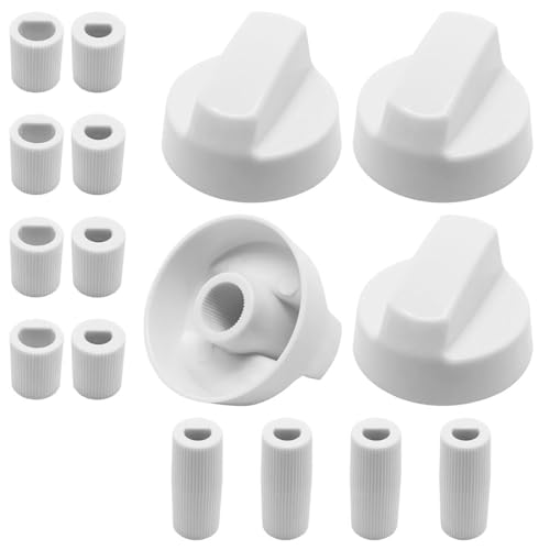 Lot de 4 Bouton Plaque de Cuisson,Bouton de commande universel, Bouton Gaziniere - Diamètre : 42mm, Boutons et interrupteurs pour cuisinière à gaz et four...