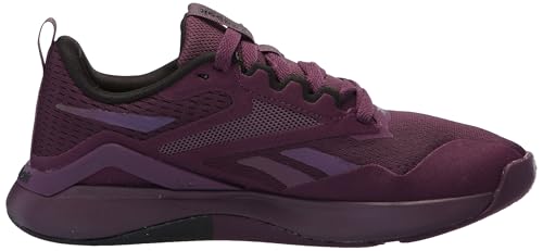 Reebok Tênis feminino Nanoflex Trail 2, Meia-noite ameixa/preto/calçado branco, 37