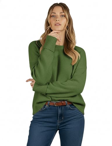 Image of Buauty Womens Oversized Long Sleeve Crewneck Fall Sweaters Chunky Fuzzy Knit Pullover Clothes 2025 Trendy Outfits