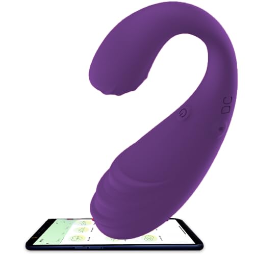 AOFCESQY Ｗirℯlℯss Vîbrátörè Cöppi𝒶 App Remote Control, Óvettó Vî𝒷R𝒶Ntě Wìrlěs𝒮 Dīst𝒶Nz𝒶 con App Bluetóóth Dónna, con Telecomando, M𝒶S𝒮𝒶Ggì𝒜Torě Ｖîℬrạtǿri Mìnì