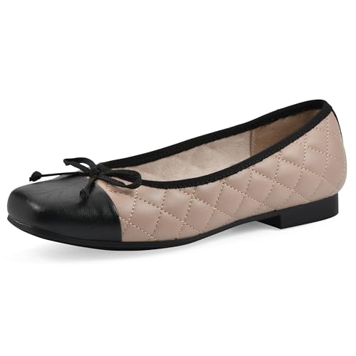 CLIFFS BY WHITE MOUNTAIN Women's Besima Cushioned Quilted Ballet Flat