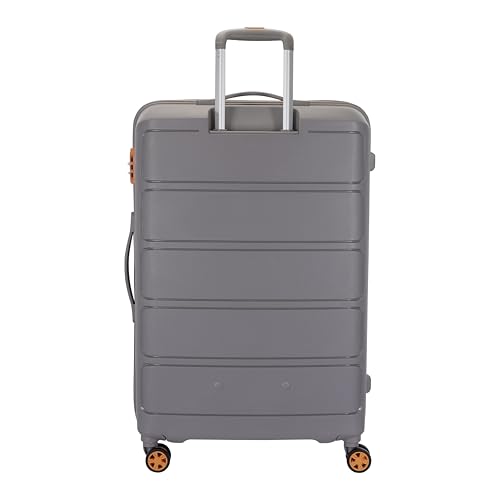 Image of Kamiliant American Tourister Harrier Zing 3-Piece Luggage Set - 56, 68 & 78 Cm (PP) Hard-Sided 8-Wheel Spinner Suitcases /Trolley Bag (Small, Medium & Large) in Light Grey