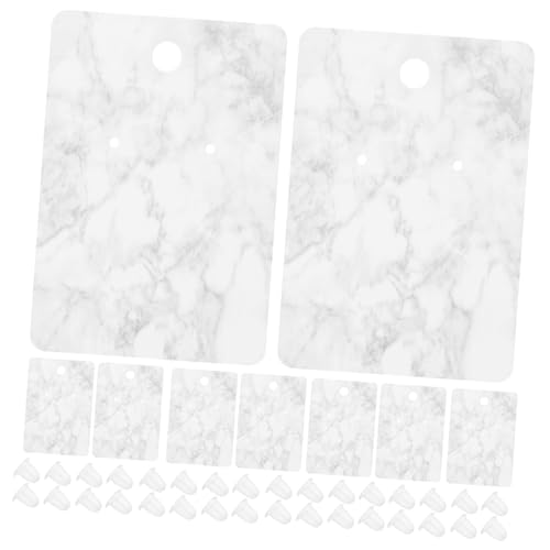 Beatifufu Earring Display Cards for Showcase 1 Set of Paper Jewelry Cards for Earrings Necklaces DIY Display