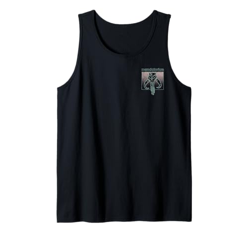 Débardeur imprimé Star Wars Mandalorian recto-verso avec poche poitrine