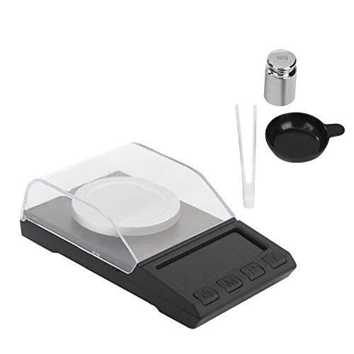 Elektroniczna wielofunkcyjna waga, waga jubilerska 0,001 g, wysoka dokładność, cyfrowa waga elektryczna LCD, przenośna waga jubilerska, miligram, waga złota, dokładne pomia(