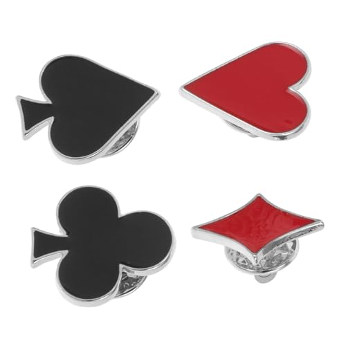 Pin's poker émail pour masquer un accroc ou embellir une veste terne