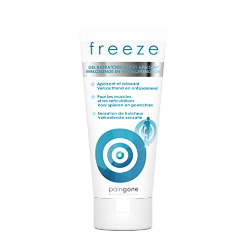 Paingone Freeze |Gel articulations et muscles |Gel effet froid, refroidissant et apaisant |Apaise et soulage les douleurs, soulage les muscles, soulage l’arthrose |Format économique de 200 ML Cover