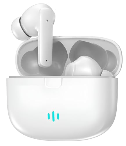Image of YW16 Truly Wireless Earbuds TWS | ANC & High Bass | Upto 40 Hrs Playtime | Bluetooth V5.4 | Quad Mics with AI-ENC | 40ms Low Latency Gaming | Breathing LED Lights