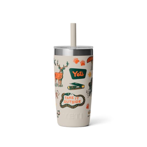 Image of YETI Rambler Jr. 10 Oz Tumbler with Silicone Straw Lid