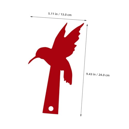Image of BESTonZON Clan Master Email Decoration Red Mailbox Flag Replacement 9.45 Inch Decorative Mailbox Sign for Outdoor Garden Patio