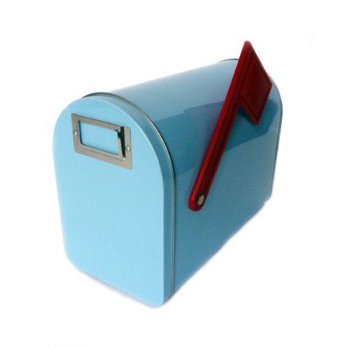 Hampton Art Wrap it Up Mailbox, Medium, Pastel Blue