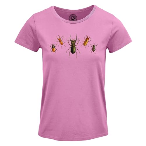 T-shirt scarabées femme col rond pour un style bohème et chic