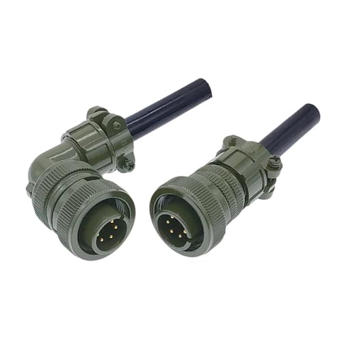Conectores militares MS3106 14S-5 tipo plug circular compatible con bases MS3102A y MS3108 6