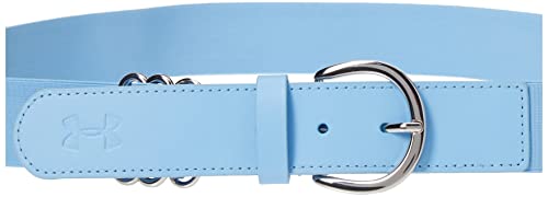 Under Armour Women's Standard Softball Belt, (475) Carolina Blue/Carolina Blue/White, One Size Fits All #TOP1