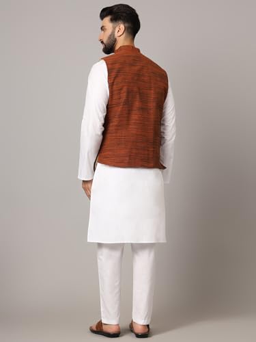 Image of LATEST CHIKAN Men's Nehru Jacket /Waistcoat Sophisticated Ethnic Wear