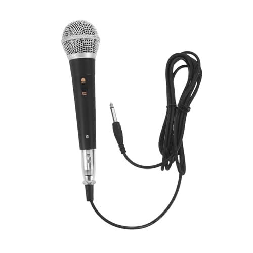 Microphone de chant portatif YARNOW avec câble pour haut-parleur et voix karaoké
