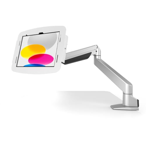 Compulocks iPad 10th-11th (A16) Gen Space Enclosure Articulating Arm Mount White