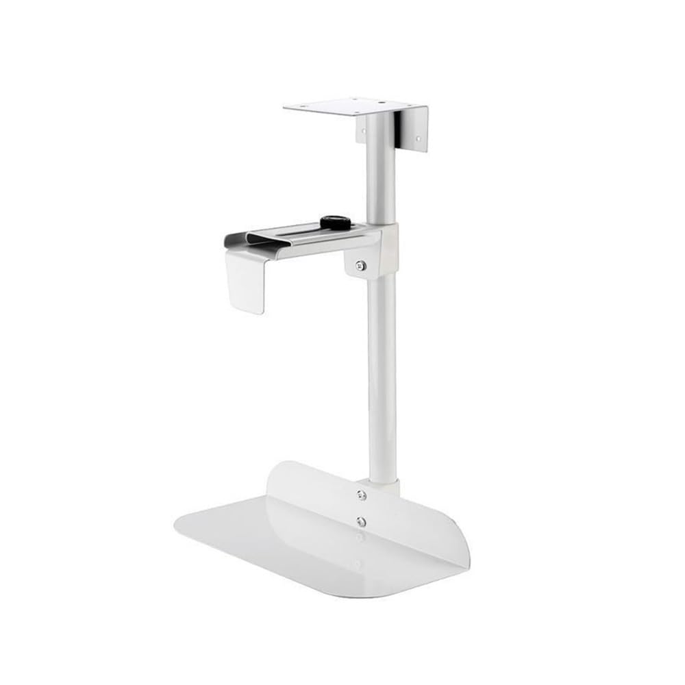 SaryEdge CPU Stand Under Desk PC Mount CPU Tower Holder 360° Swivel Height and Width Adjustable Fits Most CPU Tower CPU Holder,White,White