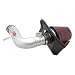 K&N Cold Air Intake Kit with Washable Air Filter:  2011-2019 Ford Explorer, 3.5L V6, Polished Metal Finish with Red Oiled Filter, 77-2575KS