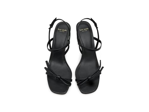 Image of kate spade new york Loop Smooth Leather Block Heel Sandal | Party Sandals