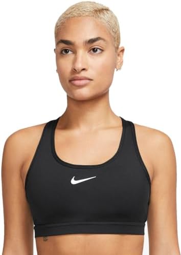 NIKE Women’s W Nk Swsh Med SPT Bra Sports Bra