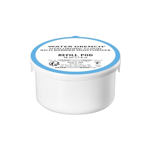 Peter Thomas Roth | Water Drench® Hyaluronic Cloud Rich Barrier Moisturizer Refill Pod | Hyaluronic Acid Barrier Cream For Dry Skin, Fragrance-Free