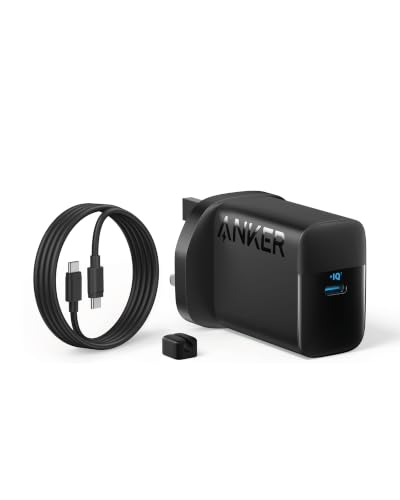 Anker 45W USB C Charger PPS Type C Charger with Cable Laptop Compatible Super Fast Charging 2.0 for iPhone 17/16 series Samsung S25/S24 Huawei Honor and More (5 ft USB C to C Cable Included)