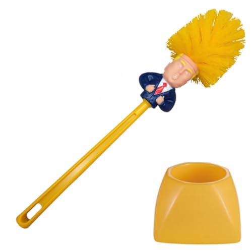1 Toilet Brush and 1 Base Novelty Toilet Brush Set with Base Funny Bathroom Cleaning Tool Unique Home Decor for Creative Spaces