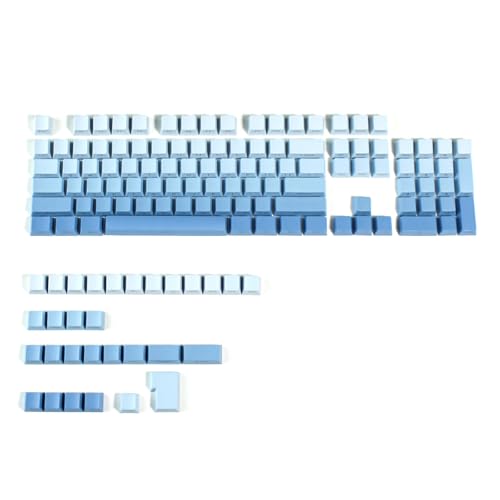 Lot de 134 touches ergonomiques de couleur pour clavier mécanique de bureau