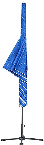 ガードレール Patio Umbrellas Outdoor Garden Parasol Large Commercial Parasol Square Sun Umbrella Height Adjustable Market Table Umbrella(Color:blue;Size:3.2X2.5M) #TOP1