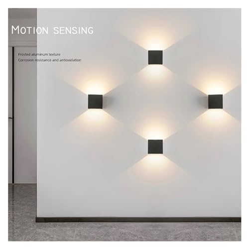 Lámpara LED con sensor para pasillo nocturno y luz recargable de dormitorio con USB de 6W 3
