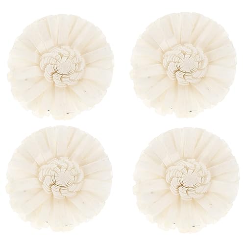 NOLITOY 4pcs Natural Cotton Dried Flower Diffuser Unique Flower Decor for Home Versatile Non-Electric Bedroom Fragrance Beautiful Crafting Materials