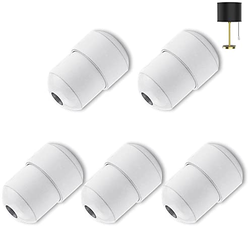 PERFETSELL 5 Pcs Tiradores Cortinas Cuerdas para Estores Tiradores de Estores Conector Cuerdas Estores Tirador de Cordon de Cortina Cordon Estores Cuerda Estores Bolas para Riel Cortinas, de Alumnio