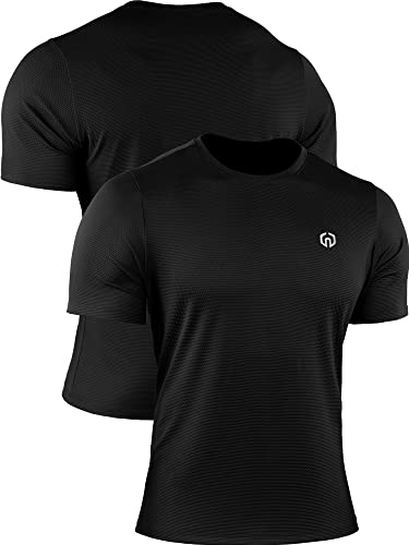 Image of NELEUS Men's 3 Pack Athletic Compression Base Layer Sport Shirt