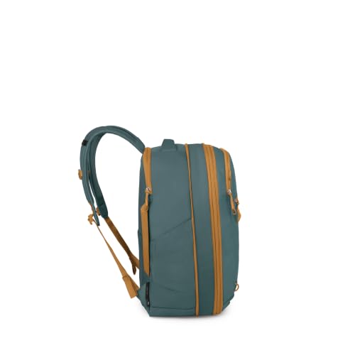 Image of Osprey Daylite Expandable Travel Pack 26+6 Torrent Blue-Barley, Blue OS | travel backpack, carry on bag, laptop sleeve, personal item, Blue color, OS size