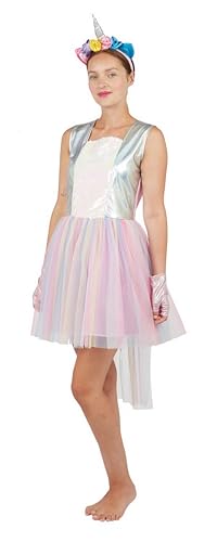 P'tit Clown Re21113 - Disfraz de unicornio para adulto, color rosa y pastel (tamaño L/XL