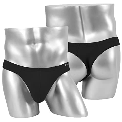 YINYOUYU Mens Thongs Underwear Bulge Enhancing Pouch Low Riese G String Sexy T-Back Butt-Flaunting Multipack2