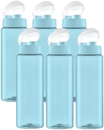 Kit 6 Garrafinha Squeeze 750ml Resistente Garrafa de Água (Tifani...