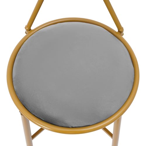Sillón mariposa terciopelo gris miniatura 6