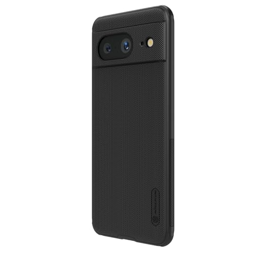 Image of Nillkin Case for Google Pixel 8 (6.2 inch Inch) Super Frosted Shield Pro Magnetic Hard Back Soft Border (PC + TPU) Cover Raised Bezel Camera Protect Black