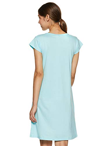 Image of GiglyMigly Cotton Mid Length Women Printed Sleepshirt Nightdress