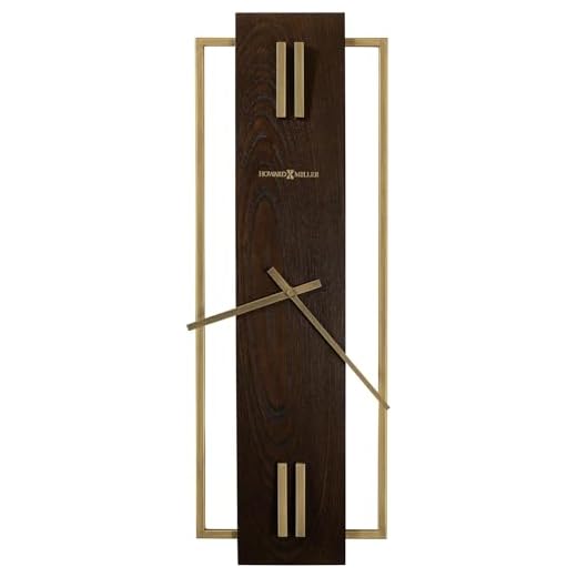 Howard Miller Copper City Wall-Clocks II, Espresso