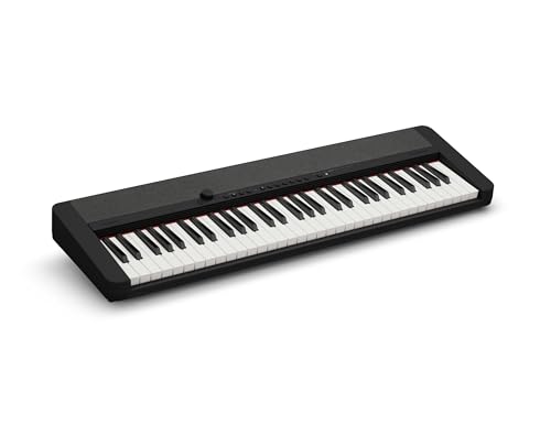 Image of Casio Casiotone CT-S1 - 61-Key Touch-Sensitive Retro Keyboard | Sleek, Portable Design for Beginners to Pros | Stereo Grand Piano + 60 AiX Tones | USB-MIDI Connectivity | Black